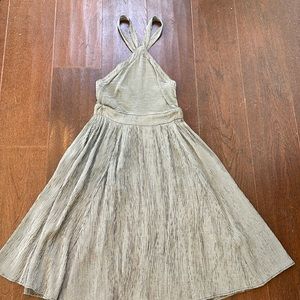 Backless gingham check Christy Dawn dress